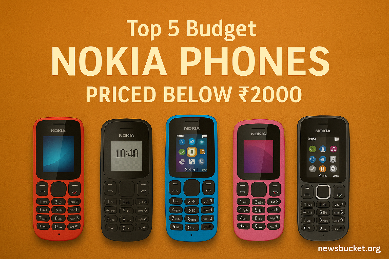 Best Cheap Nokia Phones in India Under 2000 Rupees